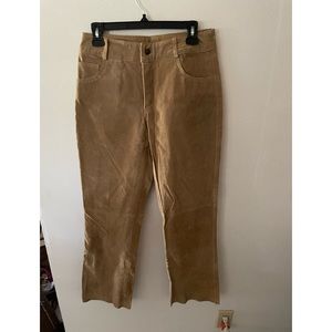 Womens suede pants